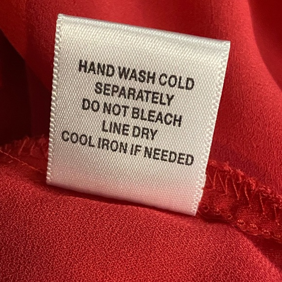 Ro&De Red Long Sleeve Red Blouse Size Small EUC￼ - Picture 4 of 6